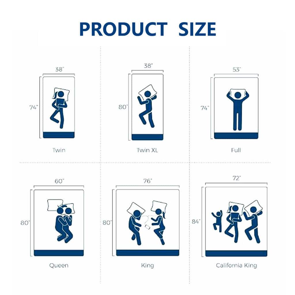 milado mattress size selete