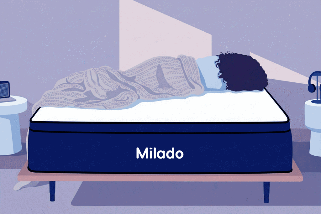 make a table comparing memory foam vs hybrid mattresses